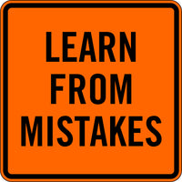 LEARN FROM MISTAKES